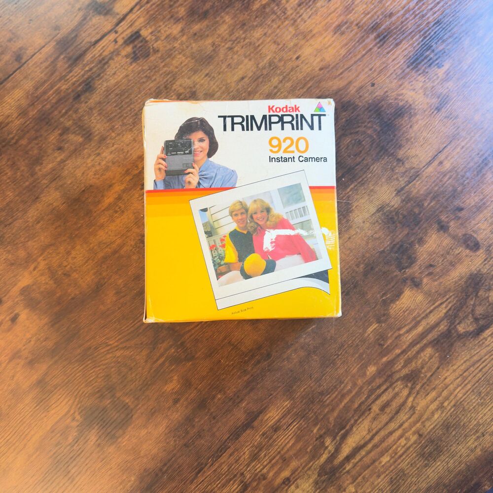 Kodak Trimprint 920, Instant Camera, New Old Stock, 1980s Retro, NOS Kodak, Film